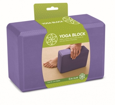 Gaiam Yogablok paars (G05-52214)