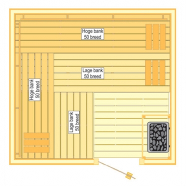 VSB Sauna Prestige (225x210x205)