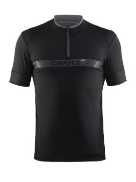 Craft Pulse spinning shirt korte mouw zwart heren