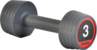 Reebok rubber dumbell 3.0 kg