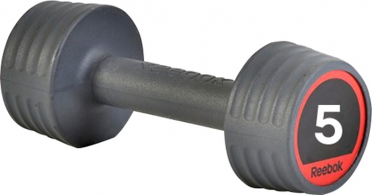 Reebok rubber dumbell 5.0 kg