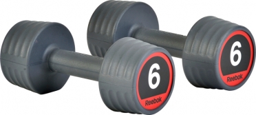 Reebok rubber dumbell 6.0 kg