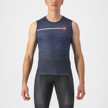 Castelli Insider spinning shirt mouwloos blauw heren
