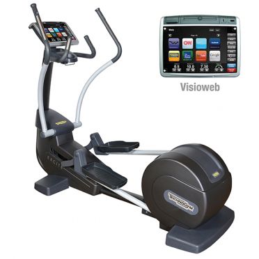 TechnoGym crosstrainer Synchro Excite+ 700 Visioweb zwart gebruikt