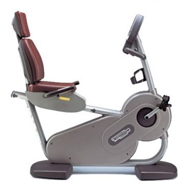TechnoGym ligfiets Recline Excite 700i classic zilver gebruikt