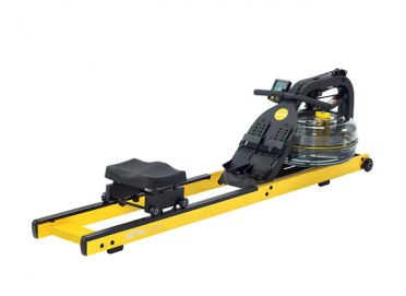 First Degree roeitrainer Fluid Rower Neon Hybrid Rower Bright Yellow