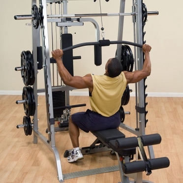 Body Solid Lat Attachment GLA348QS voor de Body Solid Smith Machine GS348 Series 7