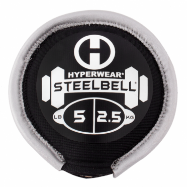 Hyperwear SteelBell 2,5 kg zilver 