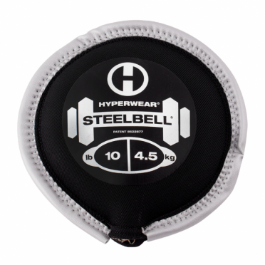 Hyperwear SteelBell 4,5 kg zilver  
