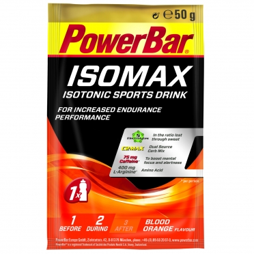 Powerbar sportdrank Isomax Blood Orange PeptoPro Sachet 20x50 gram