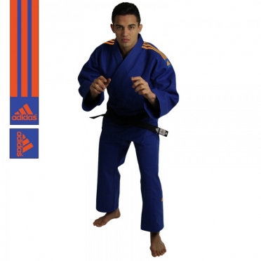 Adidas Judopak J690 Quest blauw/oranje