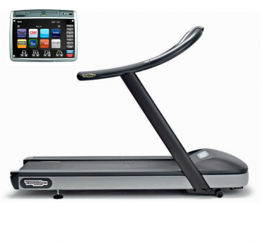 TechnoGym loopband Jog Now Excite+ 700 Visioweb zwart gebruikt
