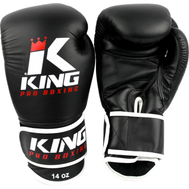 King KPB-3 (kick)bokshandschoenen pro boxing zwart