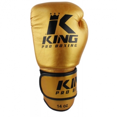 King KPB-5 (kick)bokshandschoenen pro boxing goud