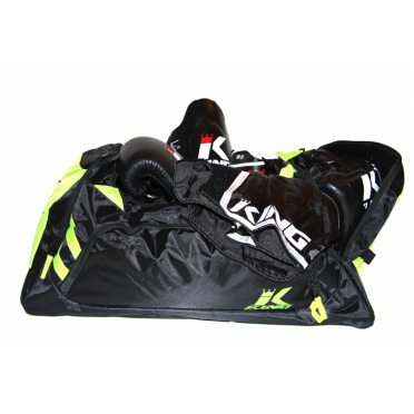 King Sporttas Pro Boxing Bag Zwart/Groen