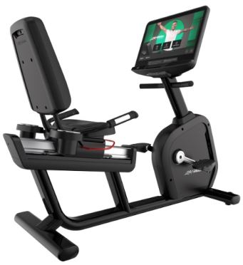 Life Fitness Integrity+ Lifecycle ligfiets zwart SE4 24''console 