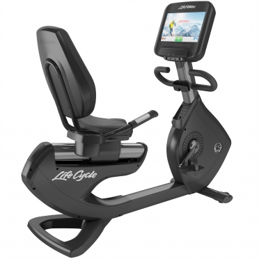 LifeFitness ligfiets Recumbent Platinum Club Series Discover SE Titanium Storm