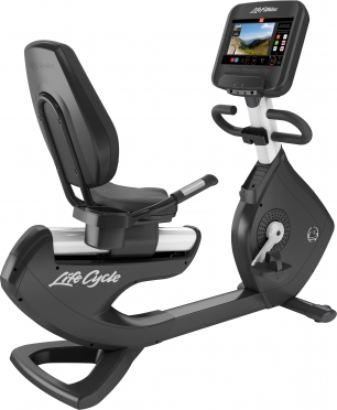 Life Fitness ligfiets Platinum Club Series Discover SE3 Diamond White