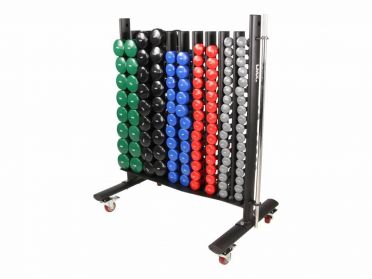 Lifemaxx Vinyl Dumbbell Rack met wielen LMX 1151