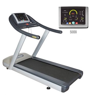 TechnoGym Loopband jog now Excite+ 500i zilver gebruikt