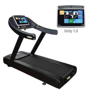 TechnoGym Loopband Excite+ Run Now 700 Unity zwart gebruikt