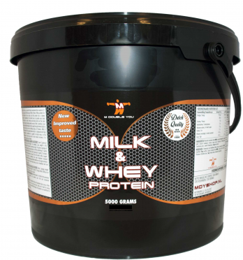 M Double You milk & whey protein vanille 5000 gram