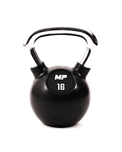 Muscle Power Kettlebell Rubber - Chrome 16 KG MP1304 
