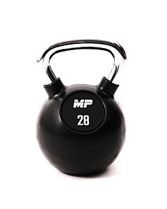 Muscle Power Kettlebell Rubber - Chrome 28 KG MP1304 