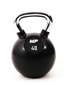 Muscle Power Kettlebell Rubber - Chrome 40 KG MP1304 