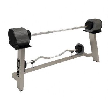 MX Select MX80 Verstelbare Halterstang en EZ Curl Bar met standaard 36,4 KG 