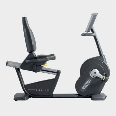TechnoGym ligfiets Recline Excite+ 500i zwart gebruikt
