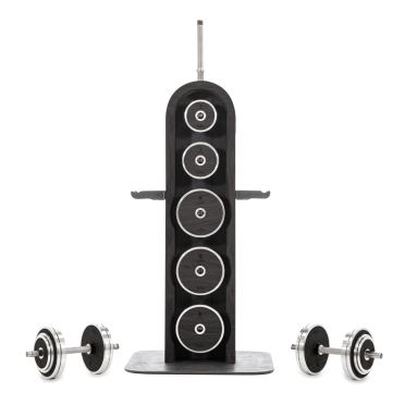 NOHrD Weight Plate Tower set Zwart 