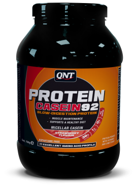 QNT Protein 92 casein aardbei 750 gram