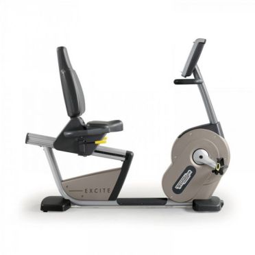 TechnoGym ligfiets Excite+ New Recline 700 Unity 3.0 zilver gebruikt 