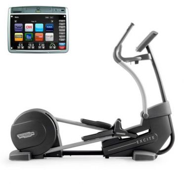 TechnoGym crosstrainer Synchro Excite+ 700 Visioweb zwart gebruikt