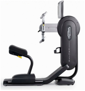 TechnoGym Armfiets Top Excite+ 700 visioweb zwart gebruikt