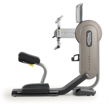 TechnoGym Armfiets Top Excite+ 700 visioweb zilver gebruikt