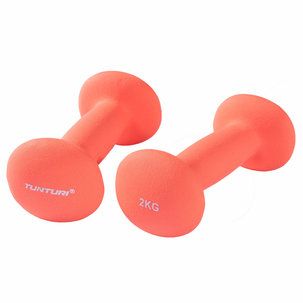 Tunturi Neopreen Dumbbell Set 2 kg rood 