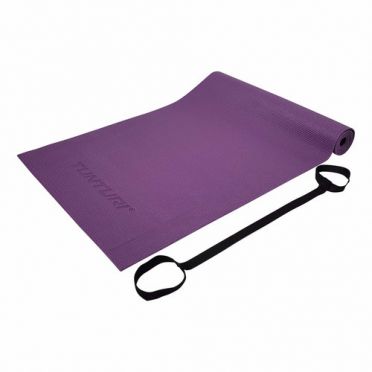 Tunturi PVC yoga mat 4mm paars 