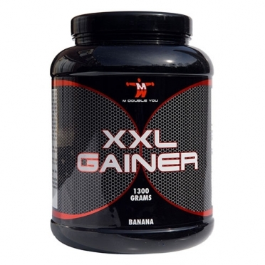 M Double You XXL Gainer 1300 gram banaan