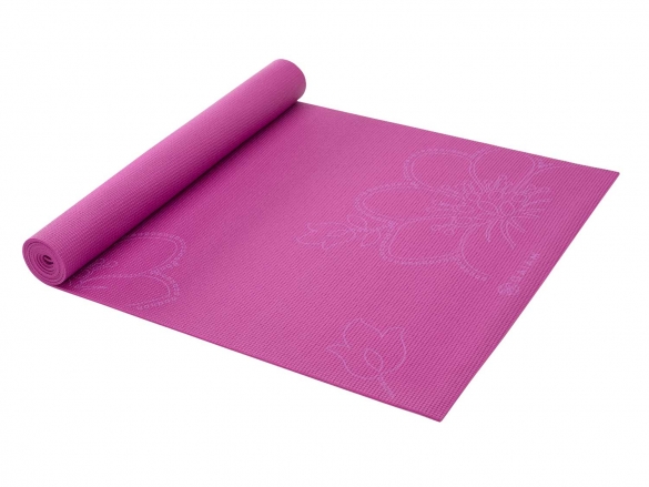 Gaiam Bloom print yogamat - fuchsia (3mm) G05-54073