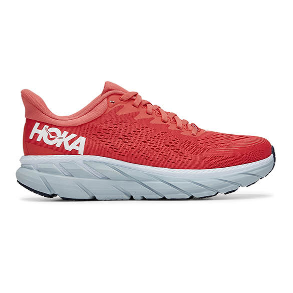 Hoka One One Clifton 7 hardloopschoenen rood dames 1110509-HCWH