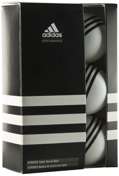 Adidas Tafeltennisballen stripes (6 stuks) 7050.401