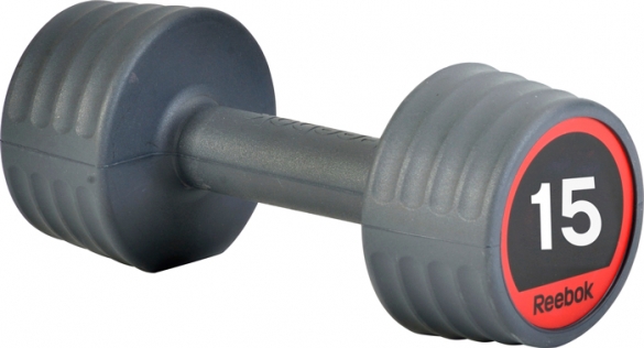 Reebok rubber dumbell 15.0 kg 7.207.152