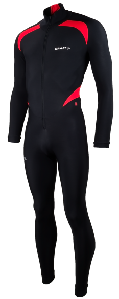 Craft Thermo Schaatspak CB zwart/rood unisex 940157-1994