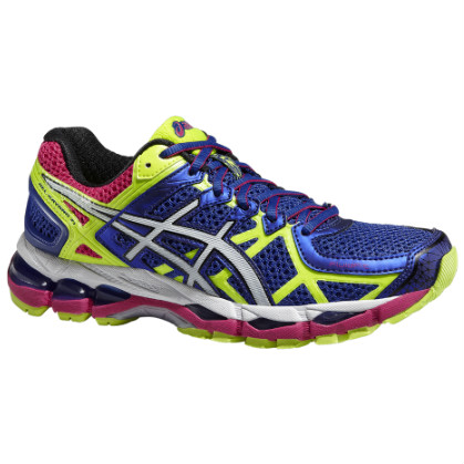 Asics Gel-Kayano 21 Dames hardloopschoen blauw/wit/geel T4H7N-4601 T4H7N-4601