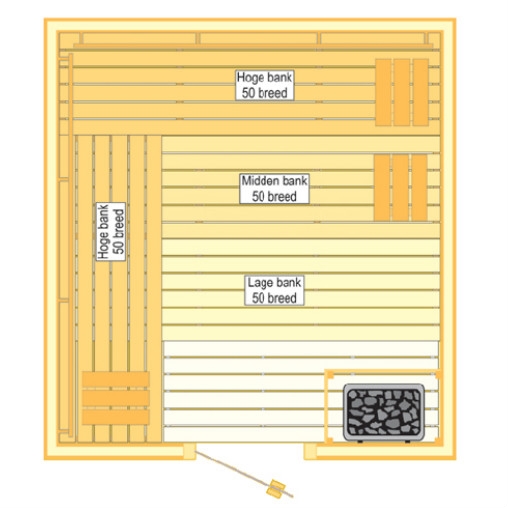 VSB Sauna Prestige (210x250x205) VSBPRESTIGE210