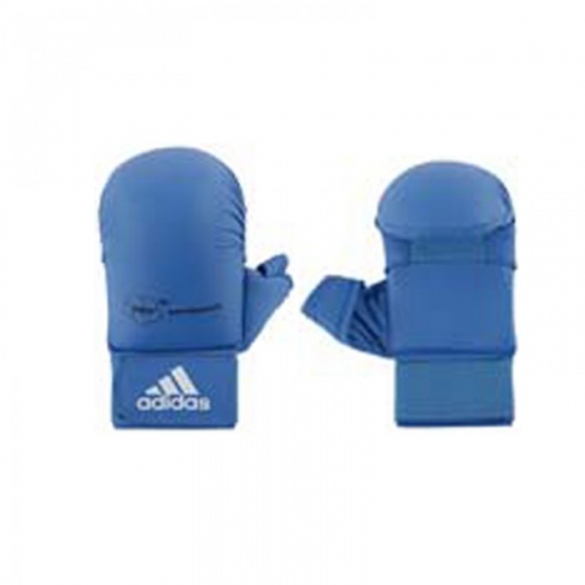 Adidas karate handschoenen WKF blauw met duim ADI661-23B