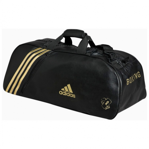 Adidas Super Sporttas zwart/goud Medium ADIBAG02M