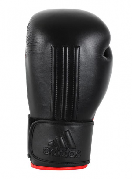 Adidas Energy 300 (kick)bokshandschoenen zwart/rood  ADIEBG300